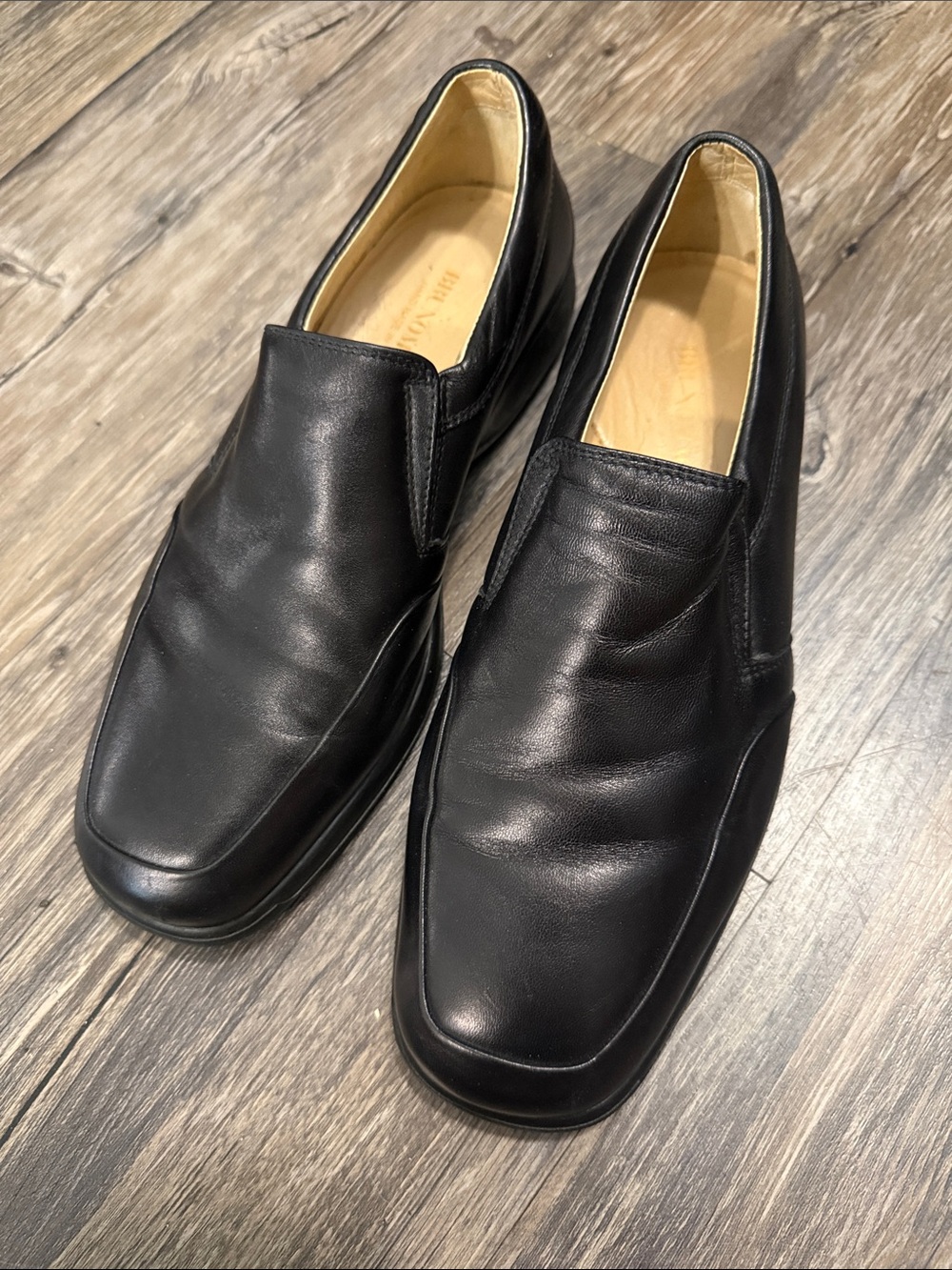 Bruno Magli | Mens Ashton Black Slip On Dress Shoes size 9
